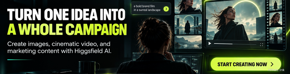 Create images, cinematic video, and marketing content with Higgsfield AI